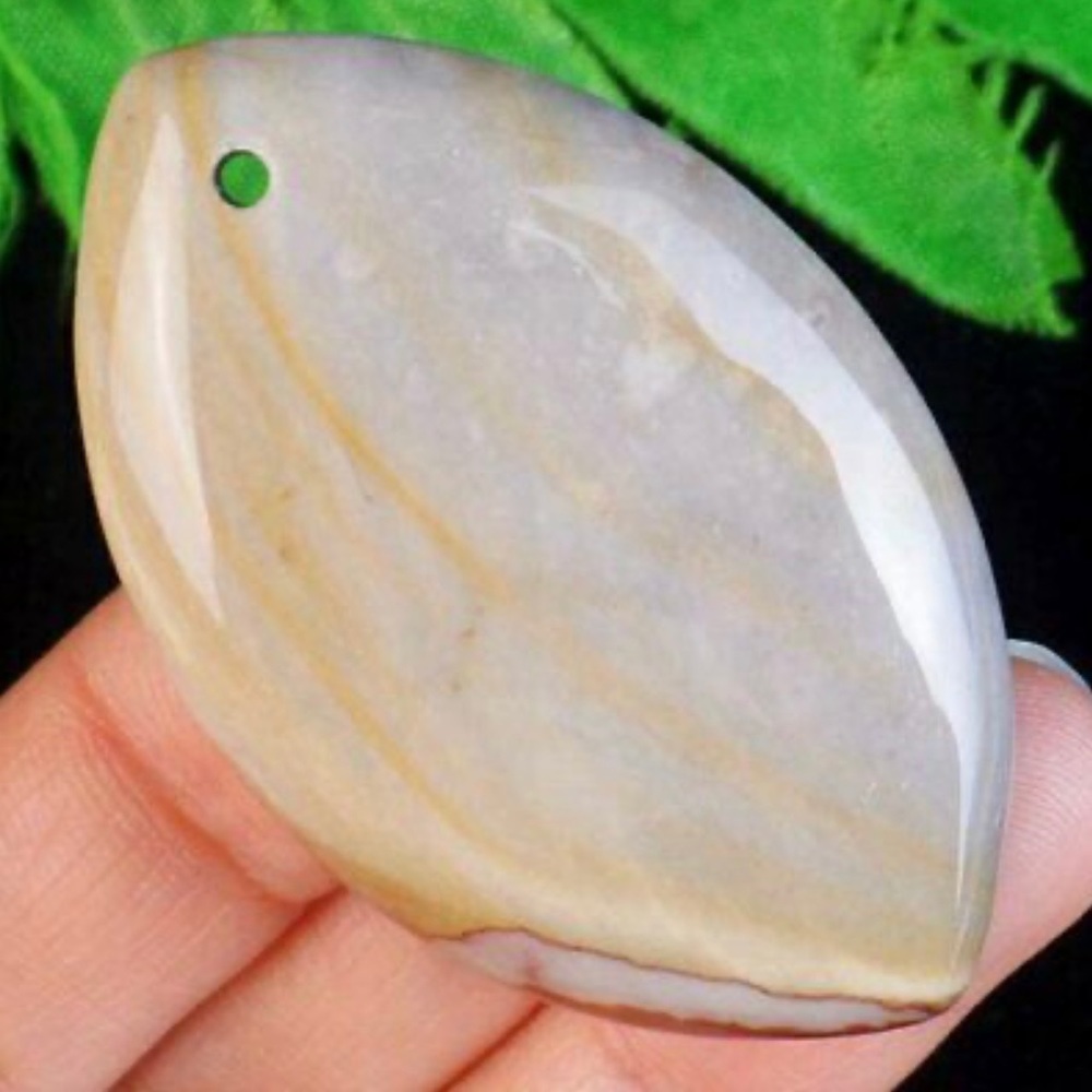 America Picasso Jasper Olivary Pendant